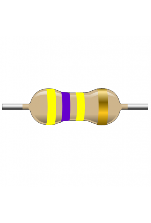 R470K-1 Resistencia de Carbón 470k ohms 1 Watt