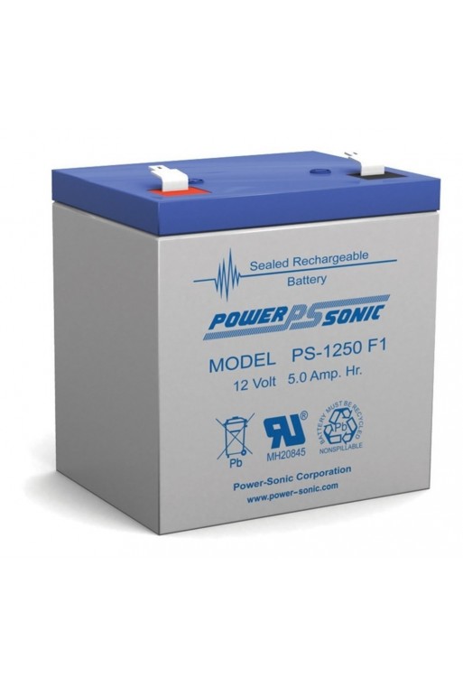 PS-1250 Bateria Recargable Sellada de Ácido Plomo 12V 5AH POWER SONIC