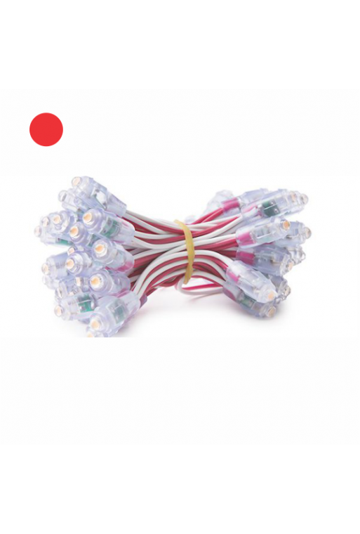 LD9-PIX-ROJ Led 9MM Pixel 12V Color Rojo