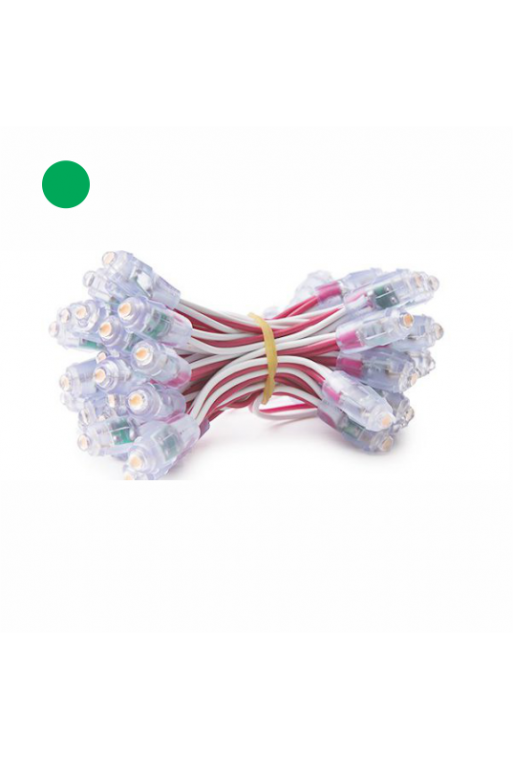 LD9-PIX-VER Led 9MM Pixel 12V Color Verde