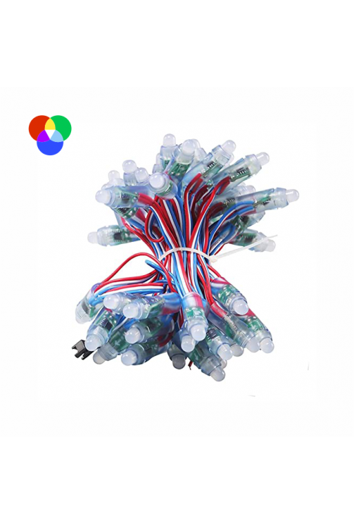 LD12-PIX-RGB Led 12MM Pixel 5V  RGB WS2811