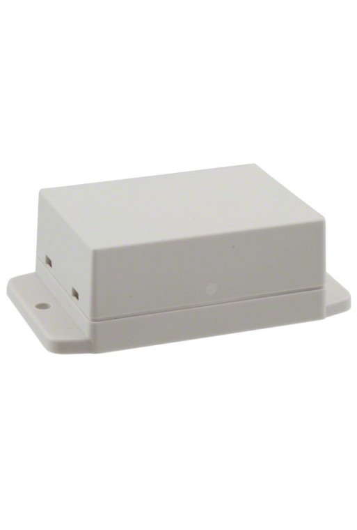 CU-18429-W Gabinete Plástico con Soporte para Tornillo 4.13 x 2.76 x 1.99" Color Blanco