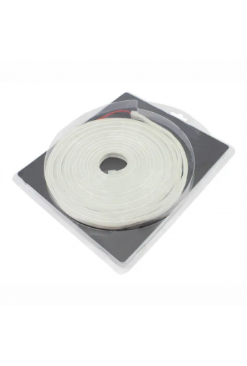 245-941-1 Tira de LED Neón 1.2x0.6cm, Color Blanco, Rollo de 5M
