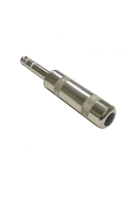 705-937 PLUG 6.3 Estereo Metalico con Baquelita y sin Resorte