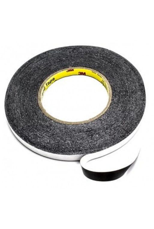 CDCN02 Cinta Doble Cara 2mm 50m Color Negro