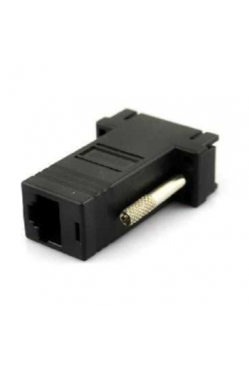 130-124 Extensor Adaptador Convertidor de VGA por UTP RJ45 CAT5 CAT6, 1 Pieza