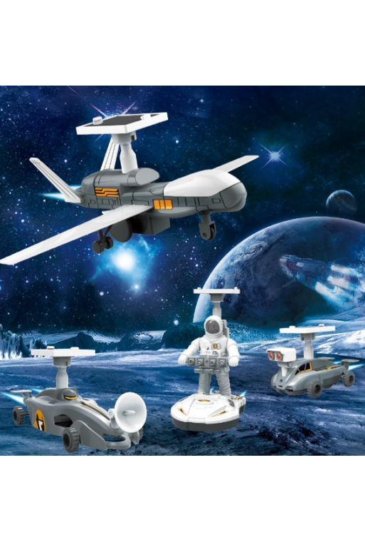 870-271 Kit Mision Espacial 4 en 1 Explorador del Universo Impulsado por Energia Solar