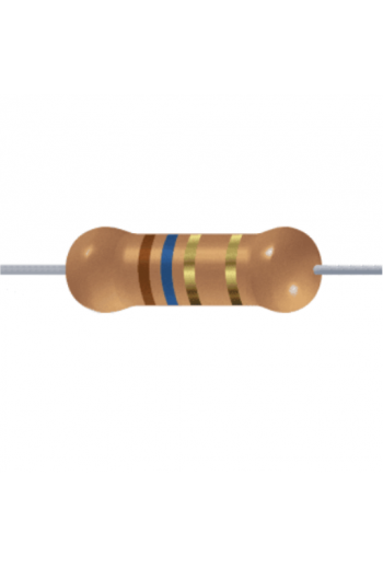 R1E6-1 Resistencia de Carbón 1.6 Ohms 1 Watt