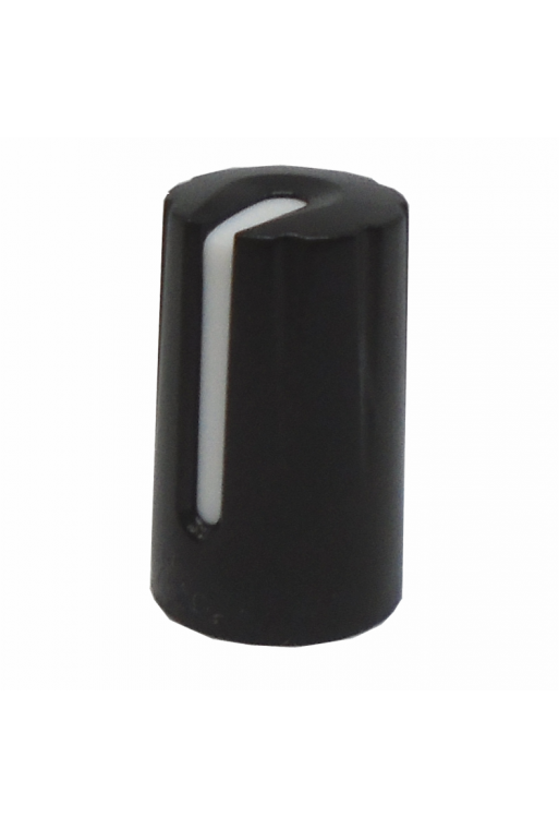 PE-003-NEG Perilla para Potenciómetro Estriado Color Negro