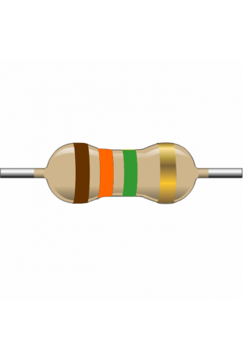 R1M3-1 Resistencia de Carbón 1M3 Ohms 1 Watt