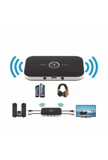 130-235 Transmisor y Receptor de Audio Bluetooth con Plug 3.5mm, Manos Libres