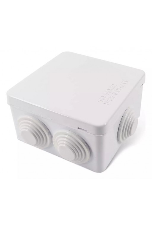 870-1004 Caja Estancas IP55 Nema 85x85x50mm con Conos y Tapa a Presión CCTV