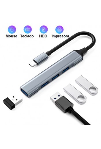 700-080 Adaptador HUB USB Multipuerto, Plug Tipo A 3.0