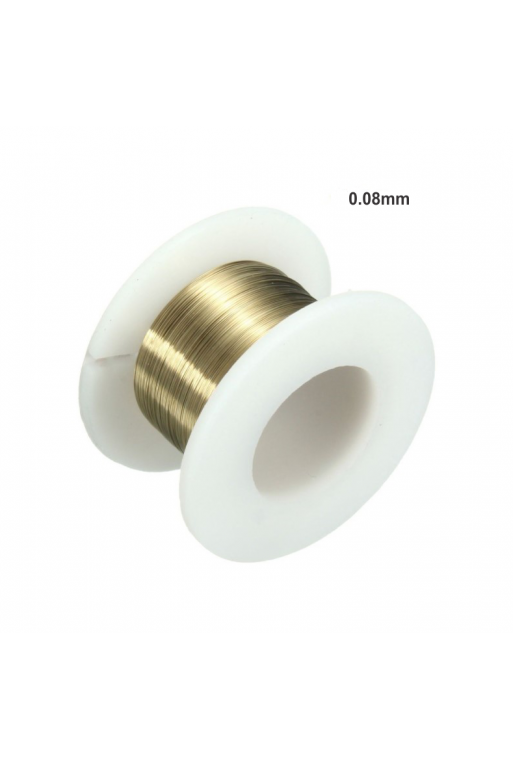 HM008100 Hilo de Molibdeno de 0.08mm (100 Metros)