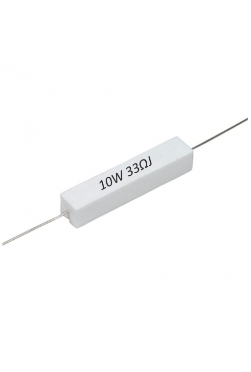 R33E-10W Resistencia de Alambre 33 ohms 10W 813-671