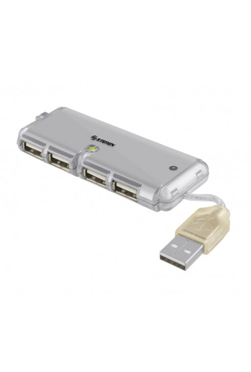 USB-520 Mini HUB USB ultra delgado de 4 puertos.