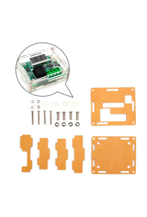 XS-394 Carcasa de Acrílico  Protector para Modulo de Temperatura W1209