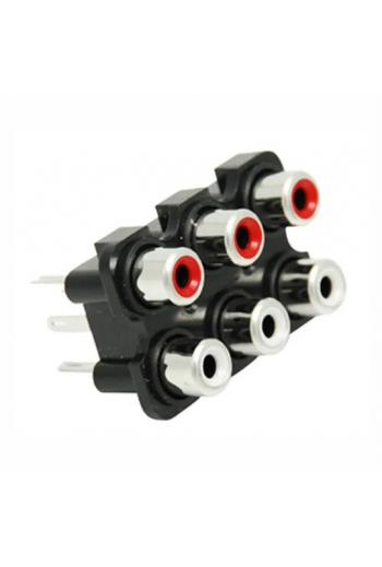 705-478-2 Jack RCA Para Chasis 6 Canales de Audio