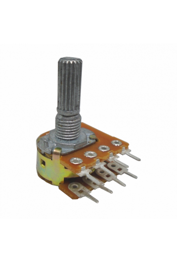 POT50K-E2 Potenciómetro Doble Estéreo 50K 8 Terminales