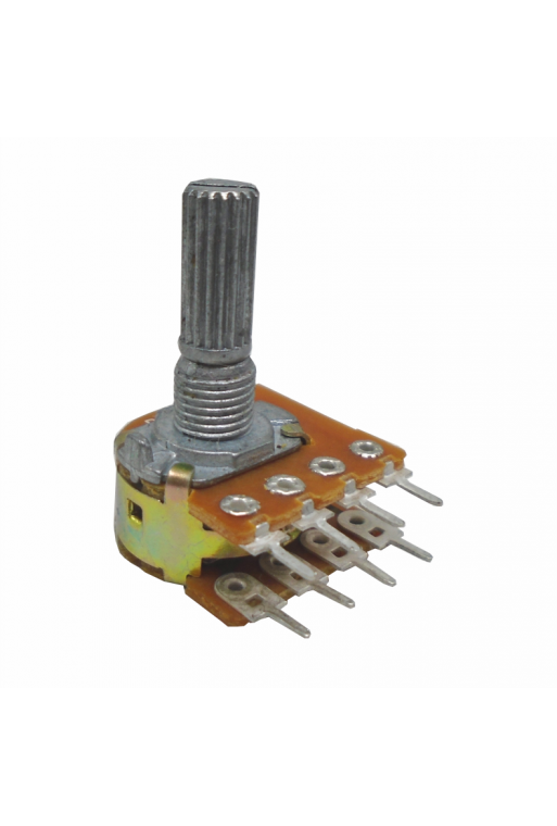 POT50K-E2 Potenciómetro Doble Estéreo 50K 8 Terminales