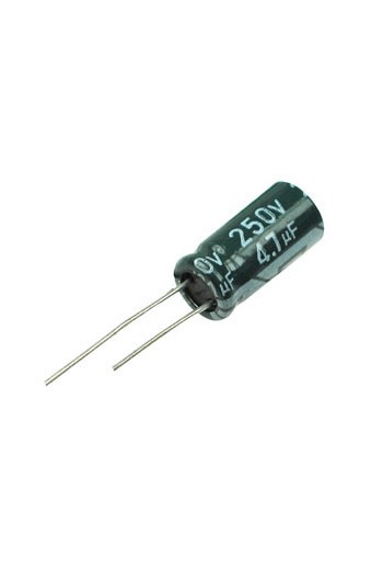 CE-4.7-250V Capacitor electrolítico 105C