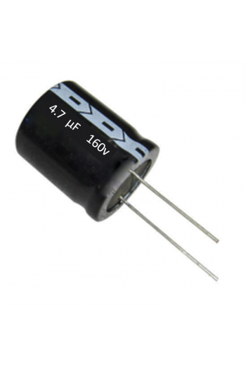 CE-4.7-160V Capacitor Electrolítico