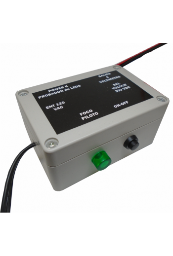 PRO-LED Probador de Tiras LEDs, 1 a 100 LEDs, 300VDC 15mA