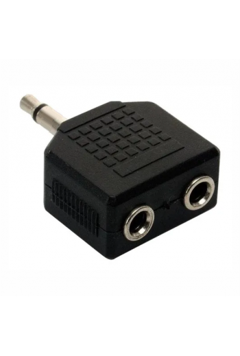 705-106-1 Adaptador 2 Jack 3.5mm a Plug 3.5