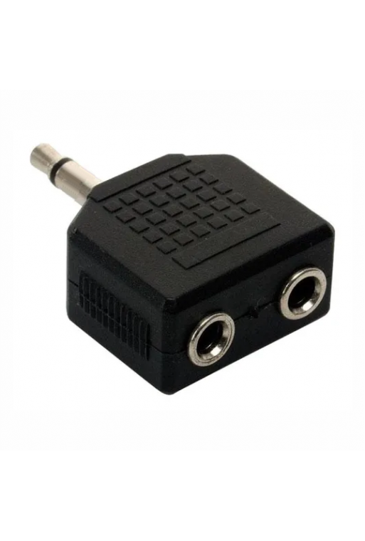 705-106-1 Adaptador 2 Jack 3.5mm a Plug 3.5