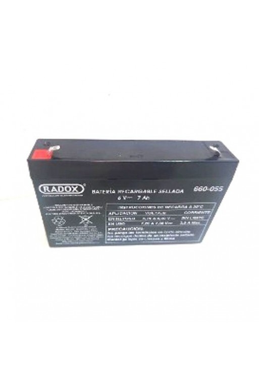 660-055 Bateria Recargable Sellada de Acido Plomo 6V 7A