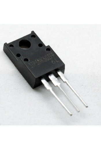 STP5NK60ZFP Transistor MOSFET Canal N 600V 5A TO-220FP-3