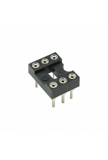 B6PM Base Holder Socket para Circuito Integrado de 6 Pines DIP Maquinado