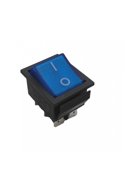 835-053 Switch Balancin con Piloto 6 Patas 2P 2T Color Azul