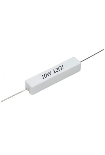 R12E-10W Resistencia de Alambre 12 ohms 10W 813-656