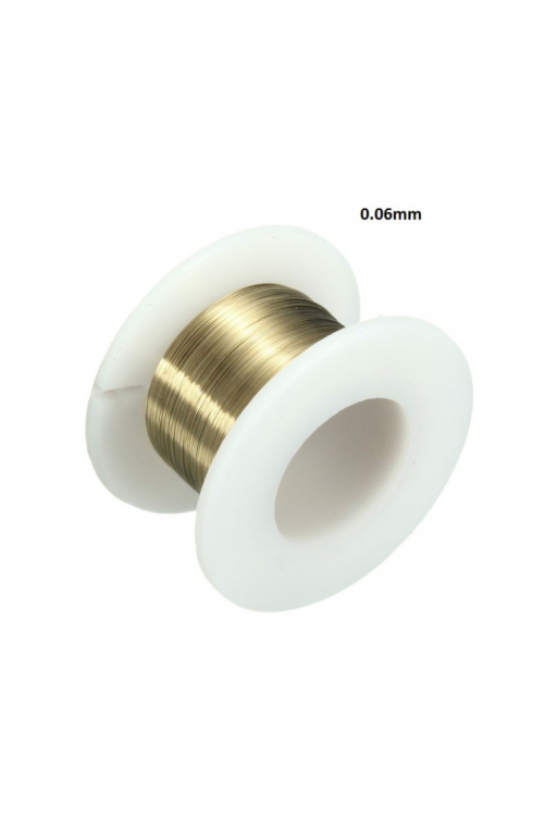 HM006100 Hilo de Molibdeno de 0.06mm (100 Metros)