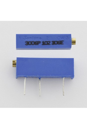 TRIM-3006P-1K Trimpot Rectangular Horizontal