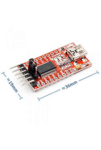 XS-61 Módulo Adaptador USB a Serial UART TTL FTDI FT232RL 3.3V 5V