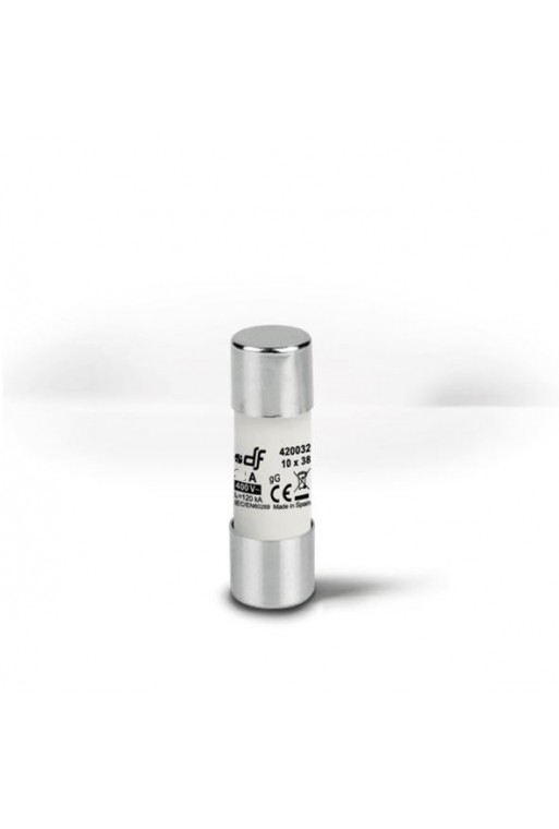255-1300 Fusible Cilíndrico Industrial 10X38
