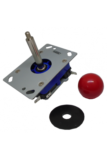 835-144 Palanca para Maquinita de Videojuegos, Joystick, Color Rojo