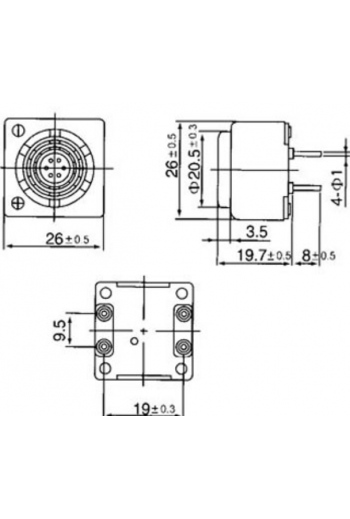 YMB-12 Buzzer Zumbador 12V, Thermo King, Automotriz