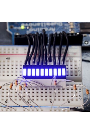 BAR-10AZL Barra de LED Color Azul, 3 a 3.5V, DIP-20