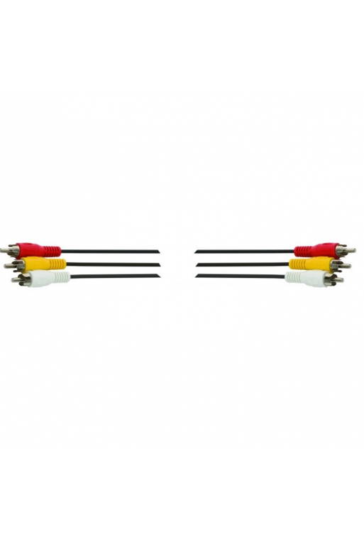 206-276 Cable Audio y Video 3 RCA 1.8M