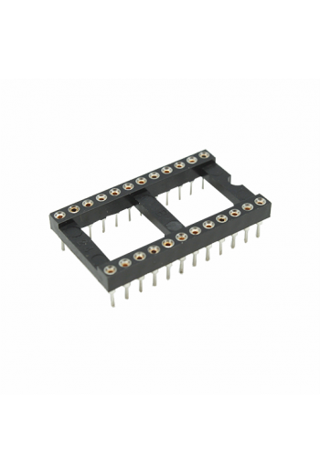 B24PM Base Holder Socket para Circuito Integrado de 24 Pines DIP Maquinado