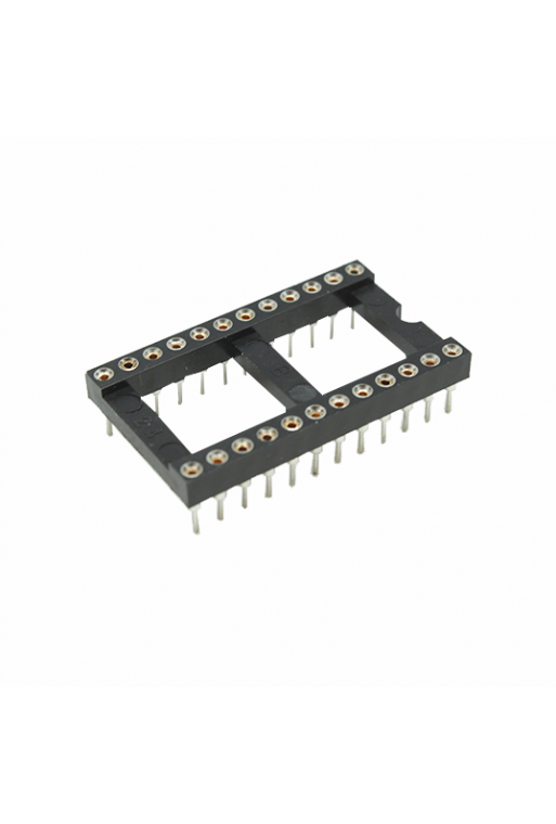 B24PM Base Holder Socket para Circuito Integrado de 24 Pines DIP Maquinado