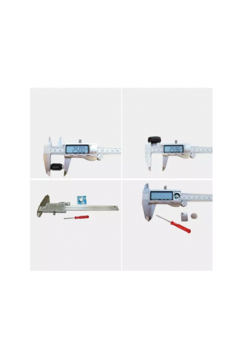 310-1002 Calibrador Vernier Digital de 150mm, Precisión 0.01mm, Metálico Acero Inoxidable