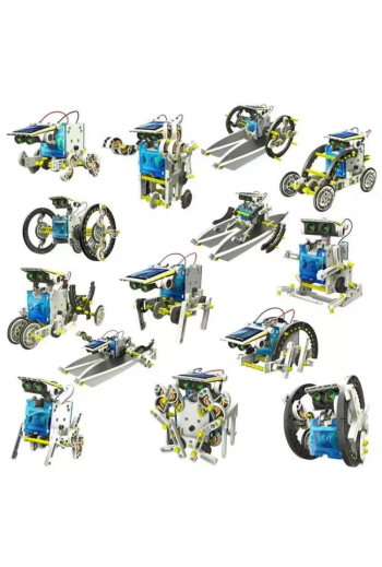 870-265 Kit de Robot Impulsado por Energía Solar 14 en 1