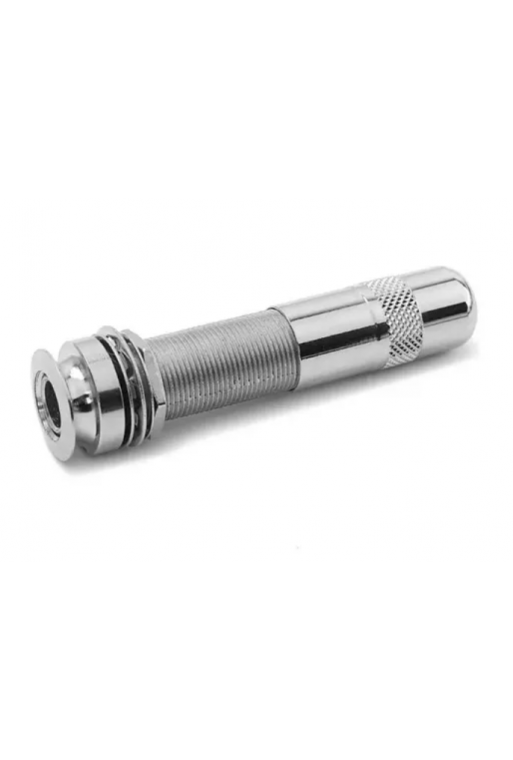705-104 Jack 6.3mm End Pin Para Instrumento Guitarra Bajo Cromado