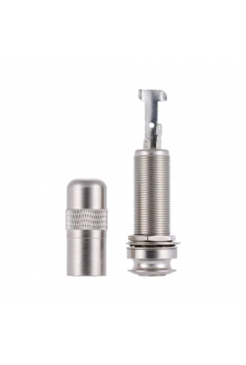 705-104 Jack 6.3mm End Pin Para Instrumento Guitarra Bajo Cromado