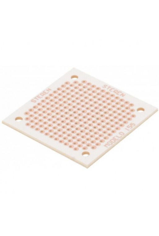 PFP-4.5X4.5 Placa Fenólica Perforada de 4.5 CM X 4.5 cm (155)