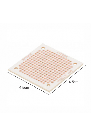 PFP-4.5X4.5 Placa Fenólica Perforada de 4.5 CM X 4.5 cm (155)